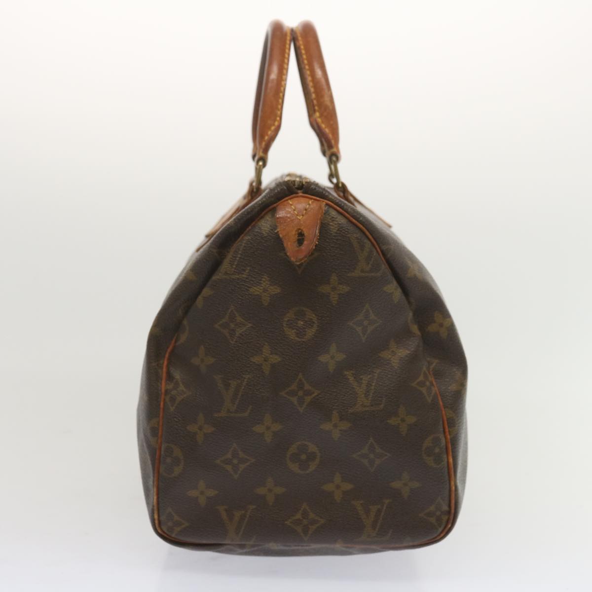 LOUIS VUITTON Monogram Speedy 30 Hand Bag M41526 LV Auth bs12668