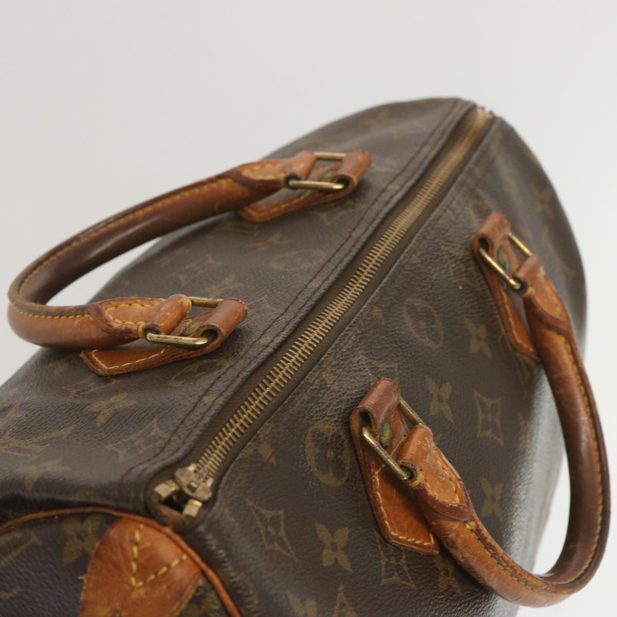 LOUIS VUITTON Monogram Speedy 30 Hand Bag M41526 LV Auth bs12668