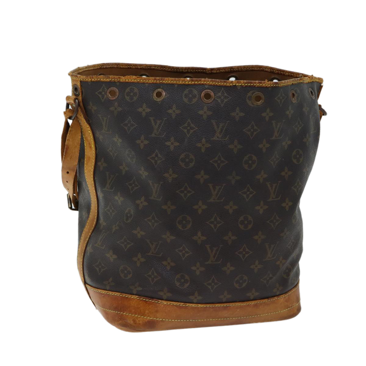 LOUIS VUITTON Monogram Noe Shoulder Bag M42224 LV Auth bs12673