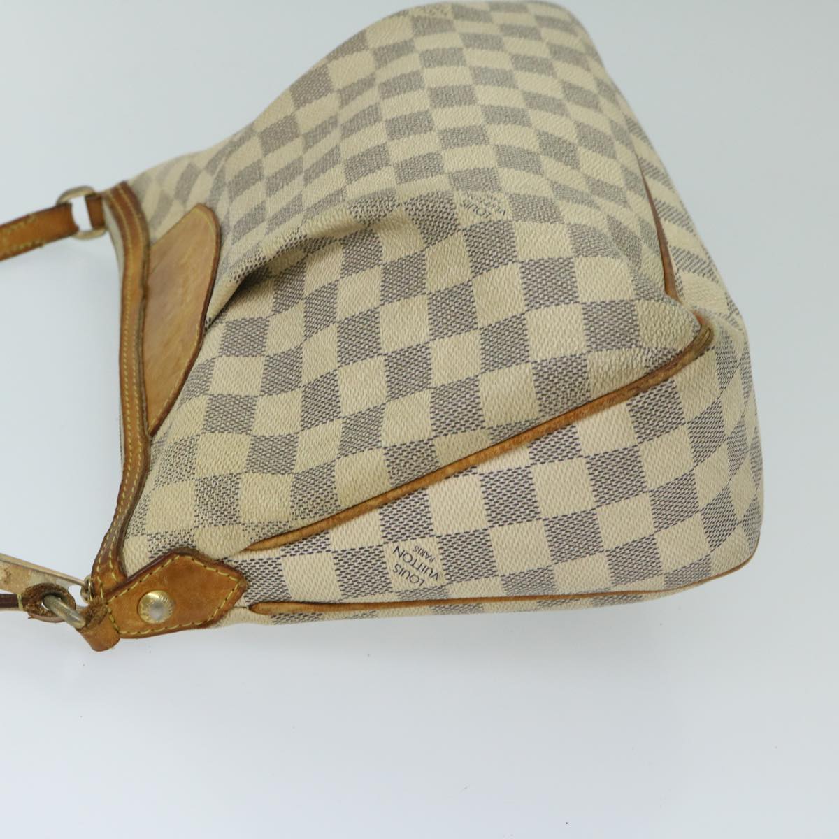 LOUIS VUITTON Damier Azur Siracusa PM Shoulder Bag N41113 LV Auth bs12674