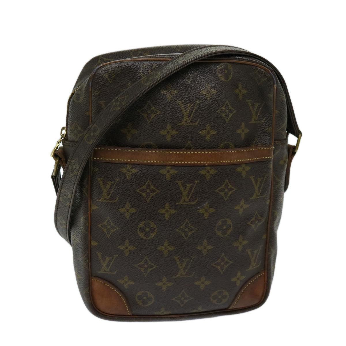 LOUIS VUITTON Monogram Danube MM Shoulder Bag M45264 LV Auth bs12684