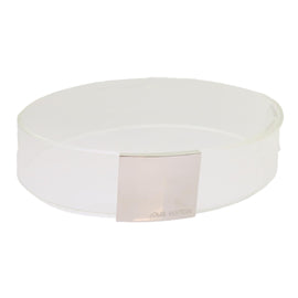LOUIS VUITTON Belt S Size Clear LV Auth bs12695