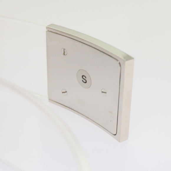 LOUIS VUITTON Belt S Size Clear LV Auth bs12695