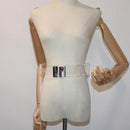 LOUIS VUITTON Belt S Size Clear LV Auth bs12695-8