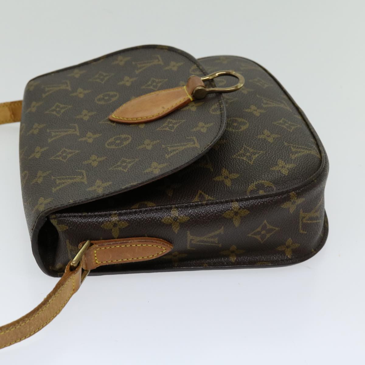 LOUIS VUITTON Monogram Saint Cloud GM Shoulder Bag M51242 LV Auth bs12700