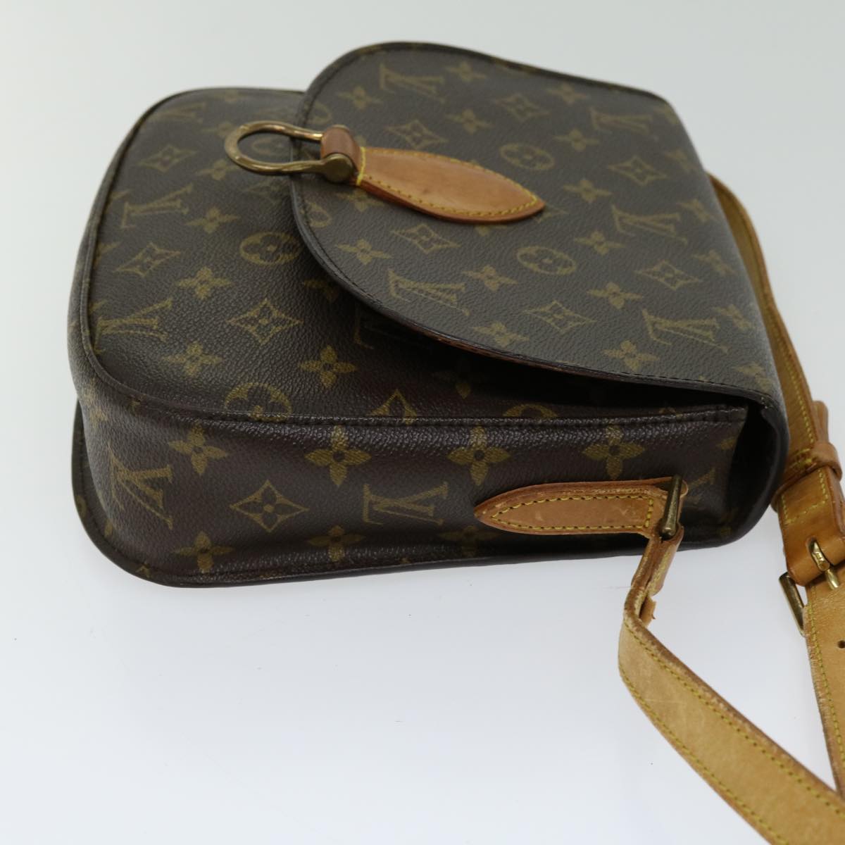 LOUIS VUITTON Monogram Saint Cloud GM Shoulder Bag M51242 LV Auth bs12700