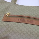 CELINE Macadam Canvas Tote Bag Beige Auth bs12760-19