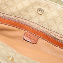 CELINE Macadam Canvas Tote Bag Beige Auth bs12760-10
