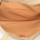 CELINE Macadam Canvas Tote Bag Beige Auth bs12760-11