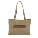 CELINE Macadam Canvas Tote Bag Beige Auth bs12760-2