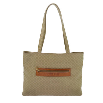 CELINE Macadam Canvas Tote Bag Beige Auth bs12760 - 0