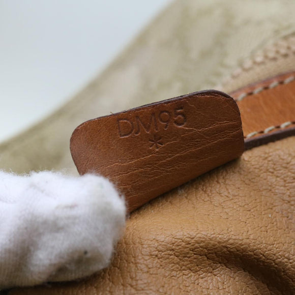 CELINE Macadam Canvas Tote Bag Beige Auth bs12760