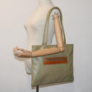 CELINE Macadam Canvas Tote Bag Beige Auth bs12760-23