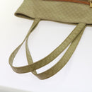 CELINE Macadam Canvas Tote Bag Beige Auth bs12760-8