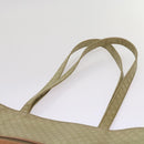 CELINE Macadam Canvas Tote Bag Beige Auth bs12760-14