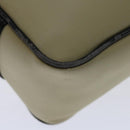 BURBERRY Clutch Bag Nylon Beige Black Auth bs12796-16