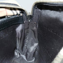 BURBERRY Clutch Bag Nylon Beige Black Auth bs12796-18