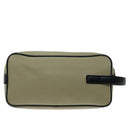 BURBERRY Clutch Bag Nylon Beige Black Auth bs12796-2