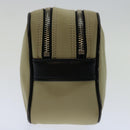 BURBERRY Clutch Bag Nylon Beige Black Auth bs12796-6