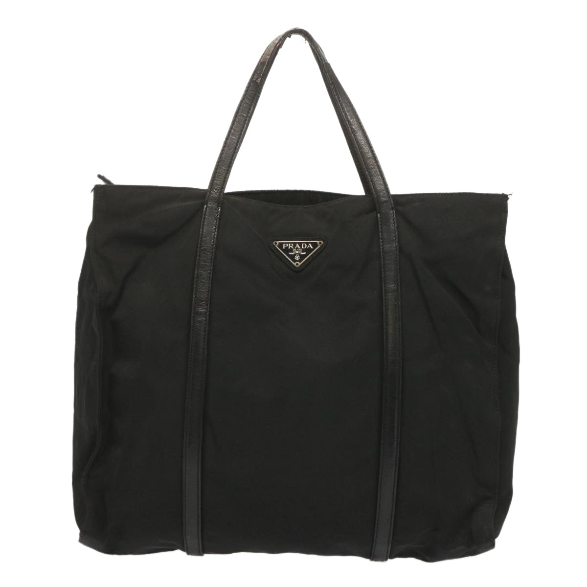 PRADA Hand Bag Nylon Black Auth bs12807 - 0