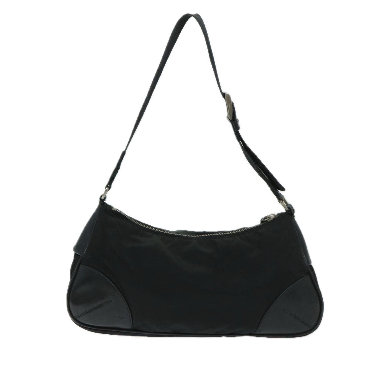 PRADA Shoulder Bag Nylon Black Auth bs12809 - 0