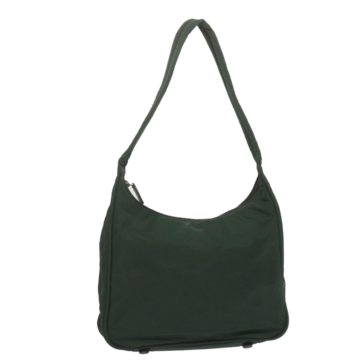 PRADA Shoulder Bag Nylon Green Auth bs12815