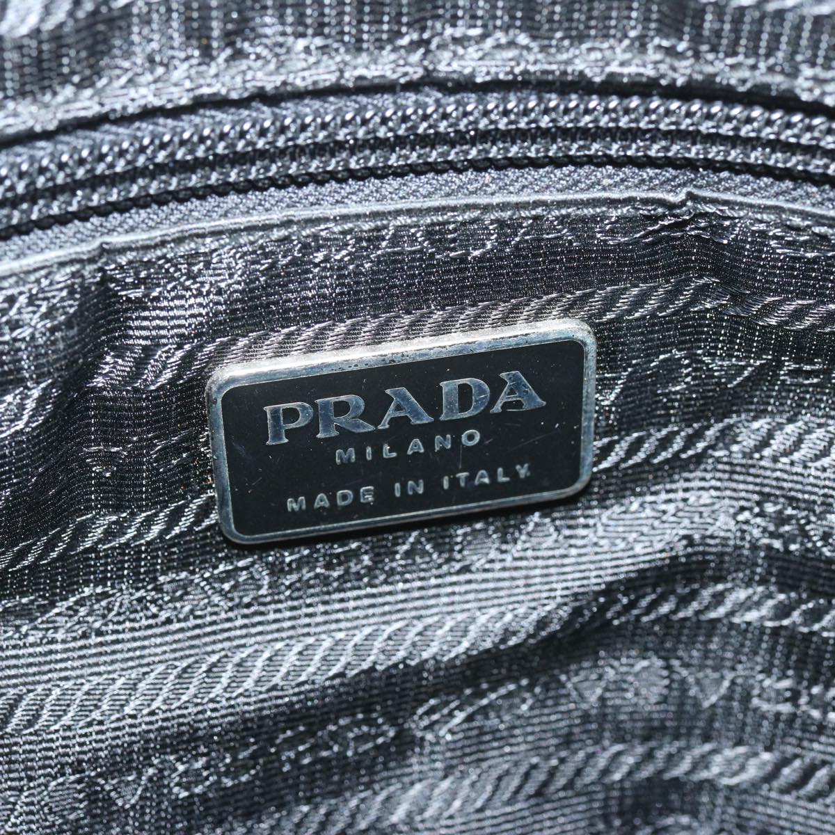 PRADA Shoulder Bag Nylon Green Auth bs12815