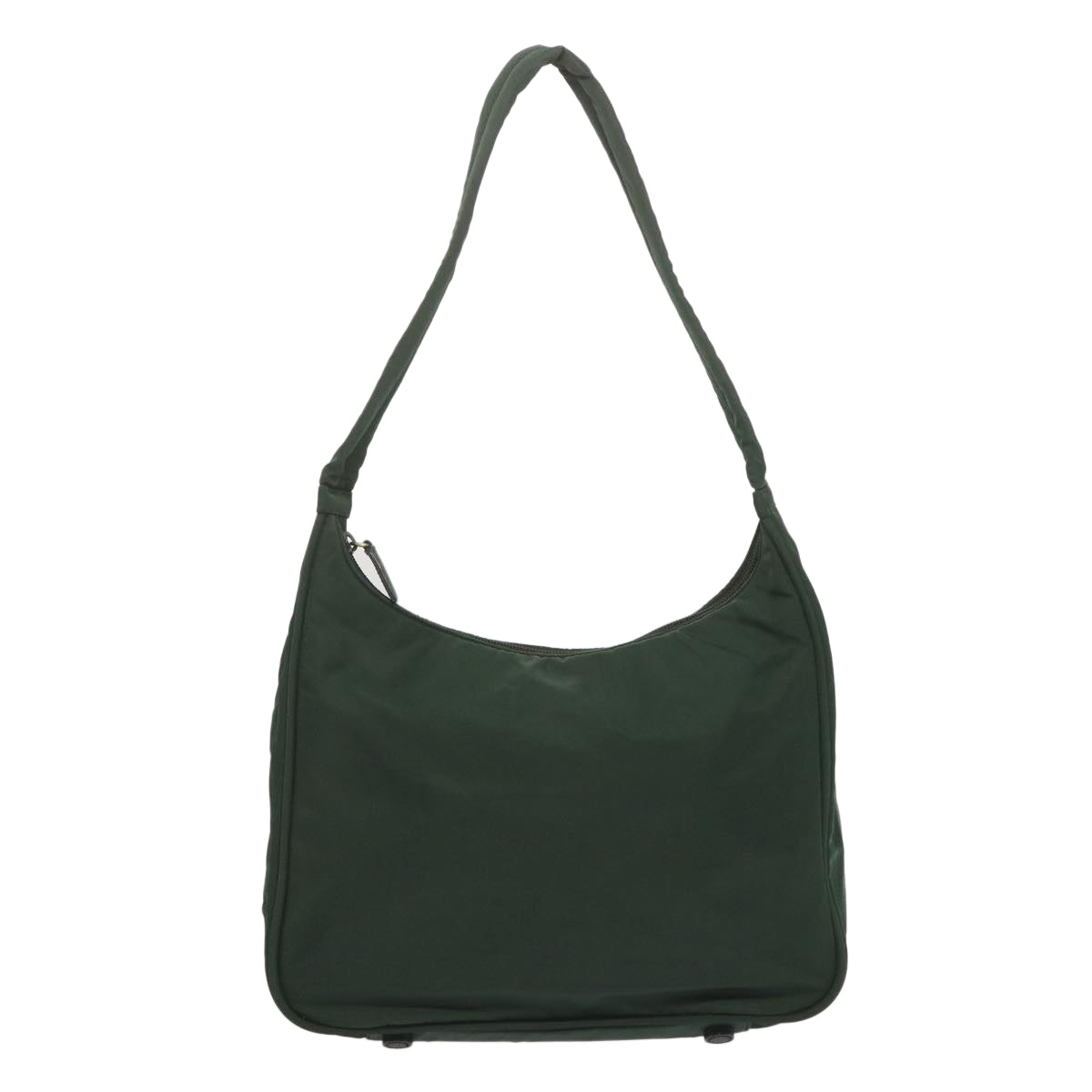 PRADA Shoulder Bag Nylon Green Auth bs12815