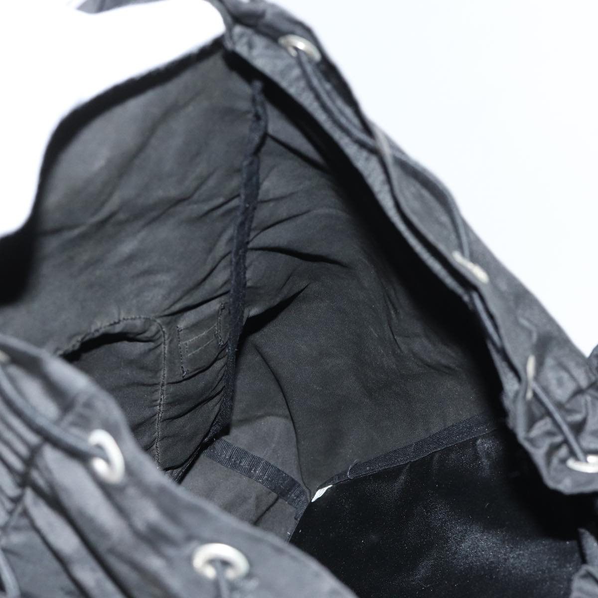 PRADA Backpack Nylon Black Auth bs12816