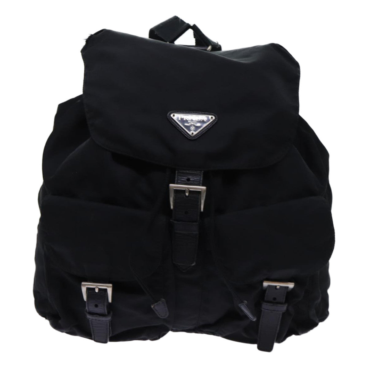 PRADA Backpack Nylon Black Auth bs12817 - 0