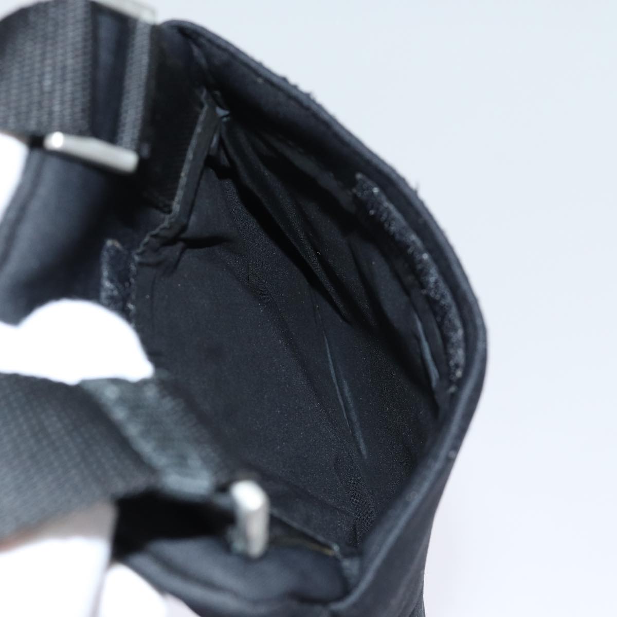 PRADA Sports Shoulder Bag Nylon Black Auth bs12818