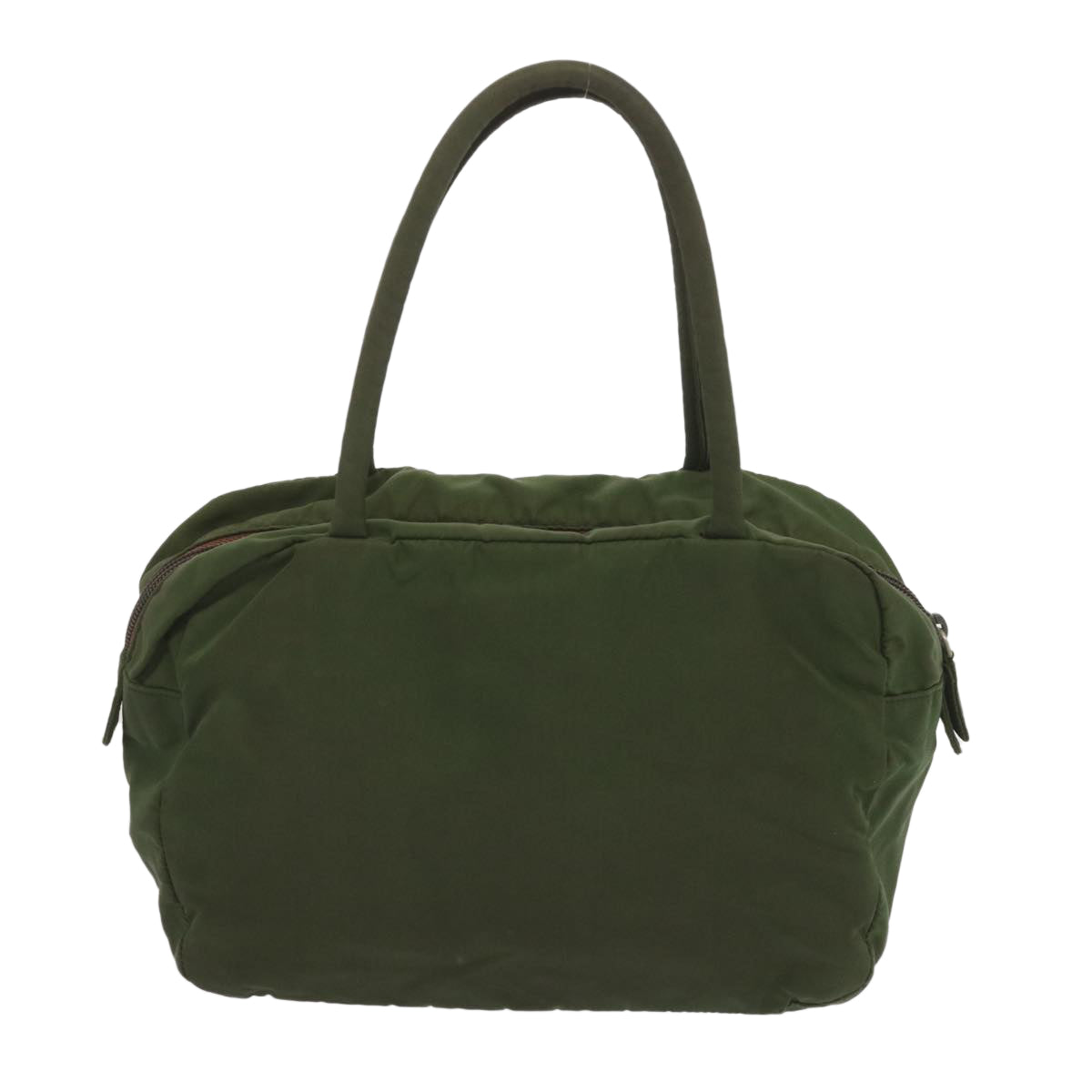 PRADA Hand Bag Nylon Green Auth bs12826 - 0