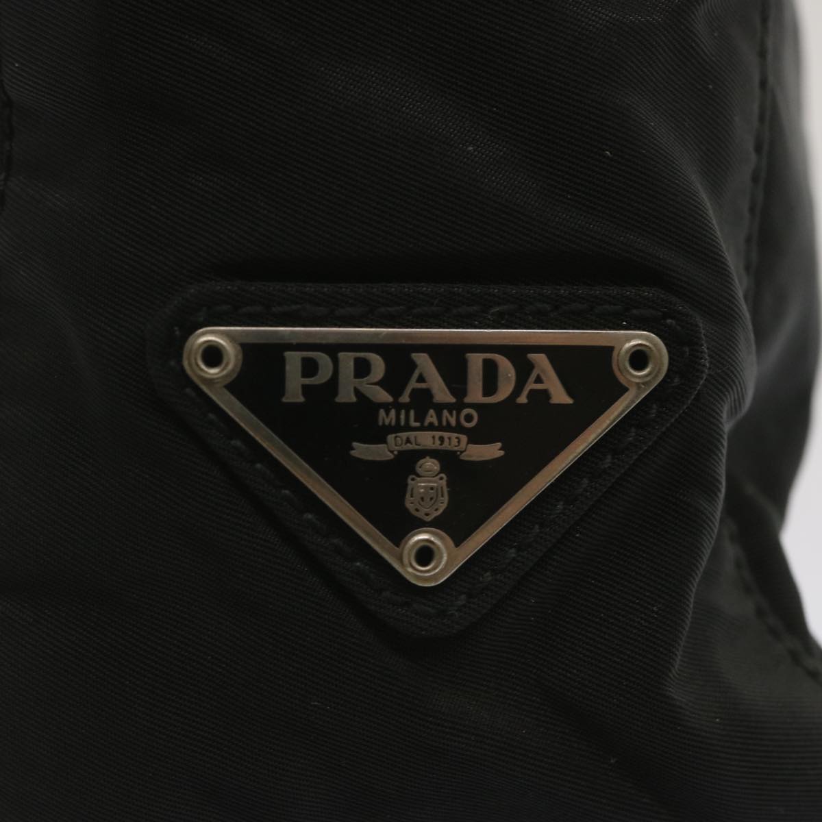 PRADA Shoulder Bag Nylon Black Auth bs12830