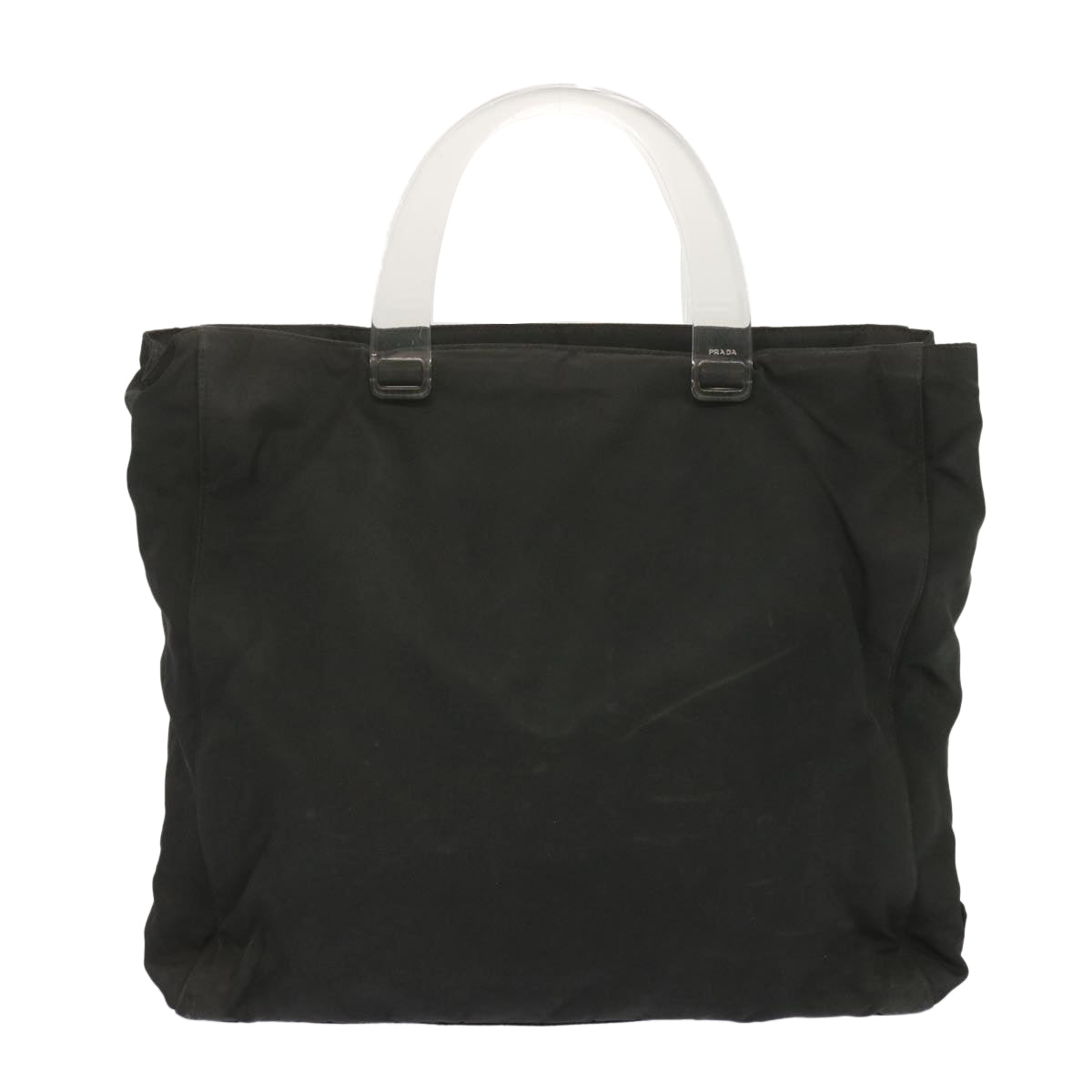 PRADA Hand Bag Nylon Black Auth bs12831 - 0