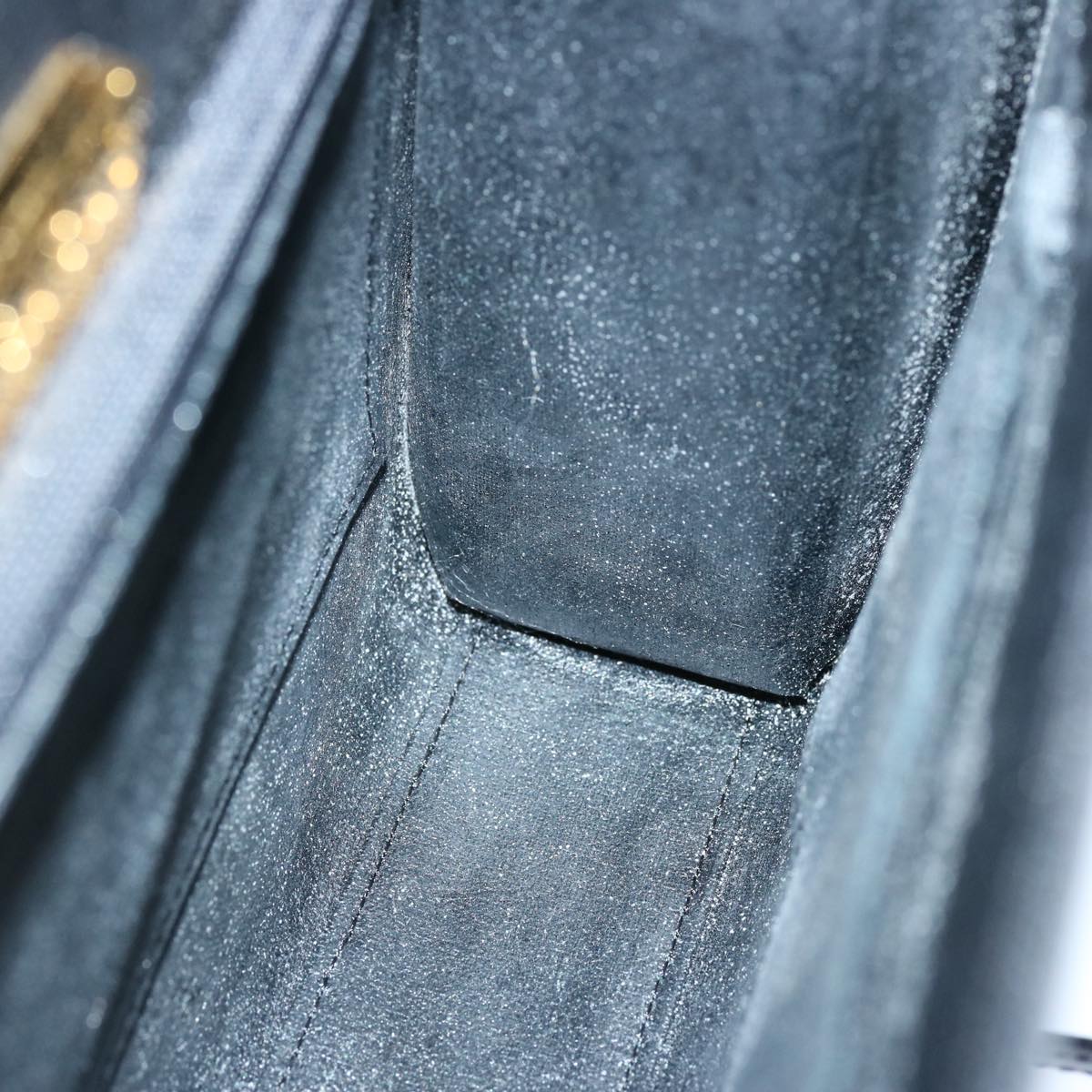 GIVENCHY Shoulder Bag Leather Black Auth bs12854