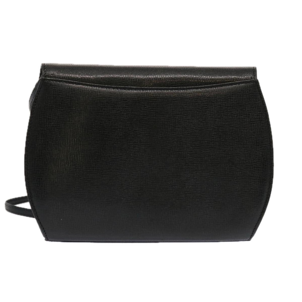 GIVENCHY Shoulder Bag Leather Black Auth bs12854 - 0