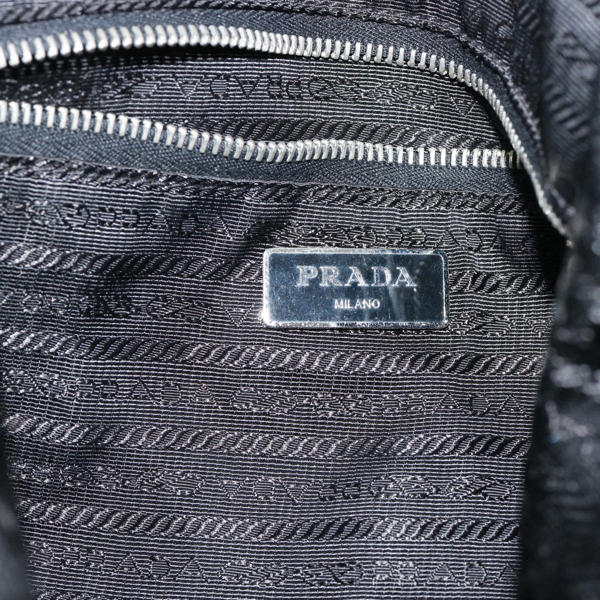 PRADA Shoulder Bag Nylon 2way Black Auth bs12865