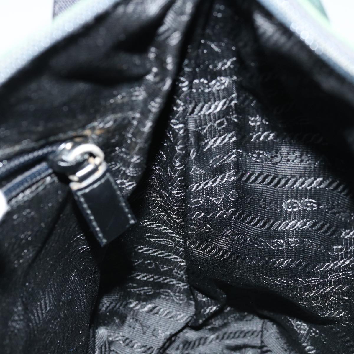 PRADA Shoulder Bag Nylon Khaki Auth bs12867