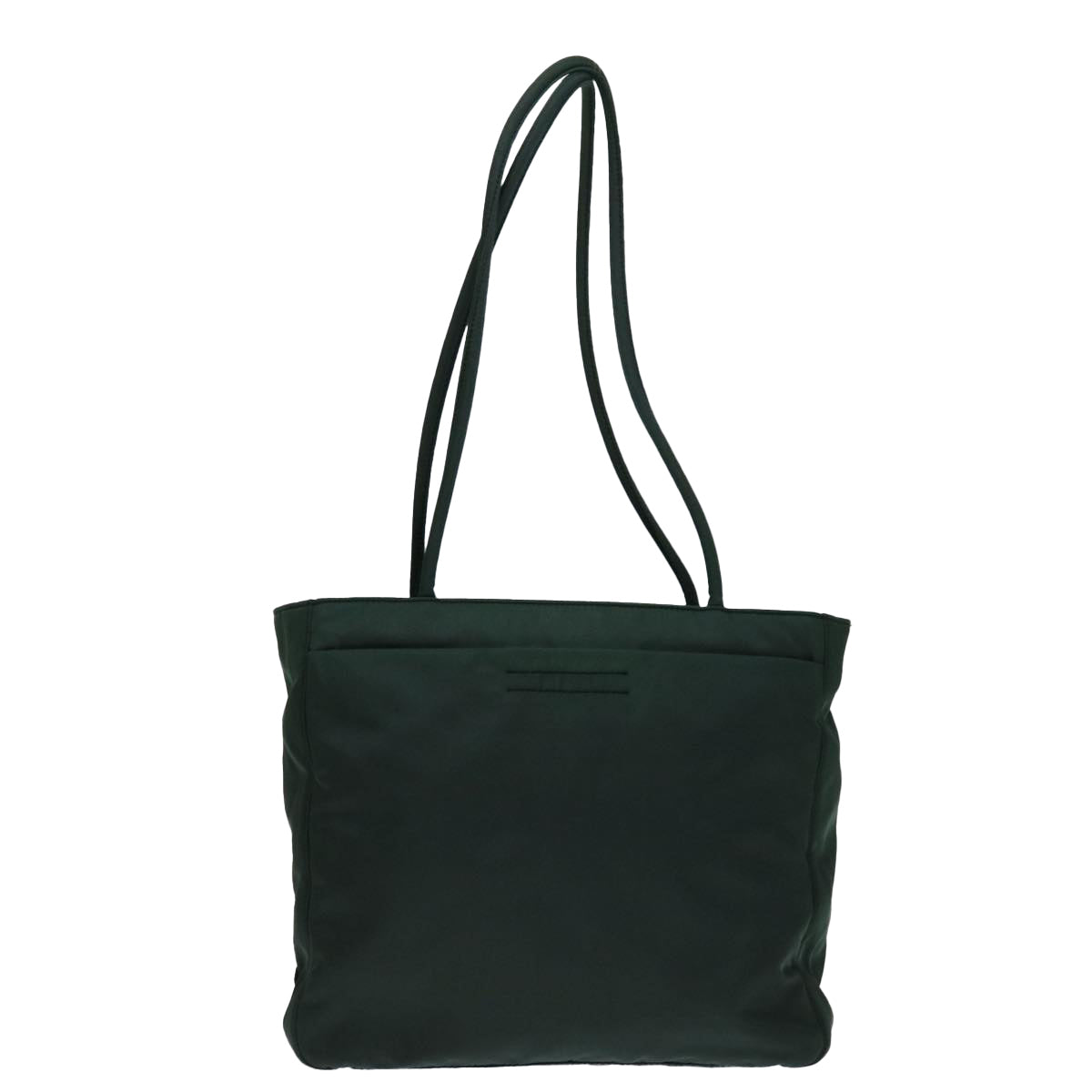 PRADA Tote Bag Nylon Green Auth bs12869 - 0
