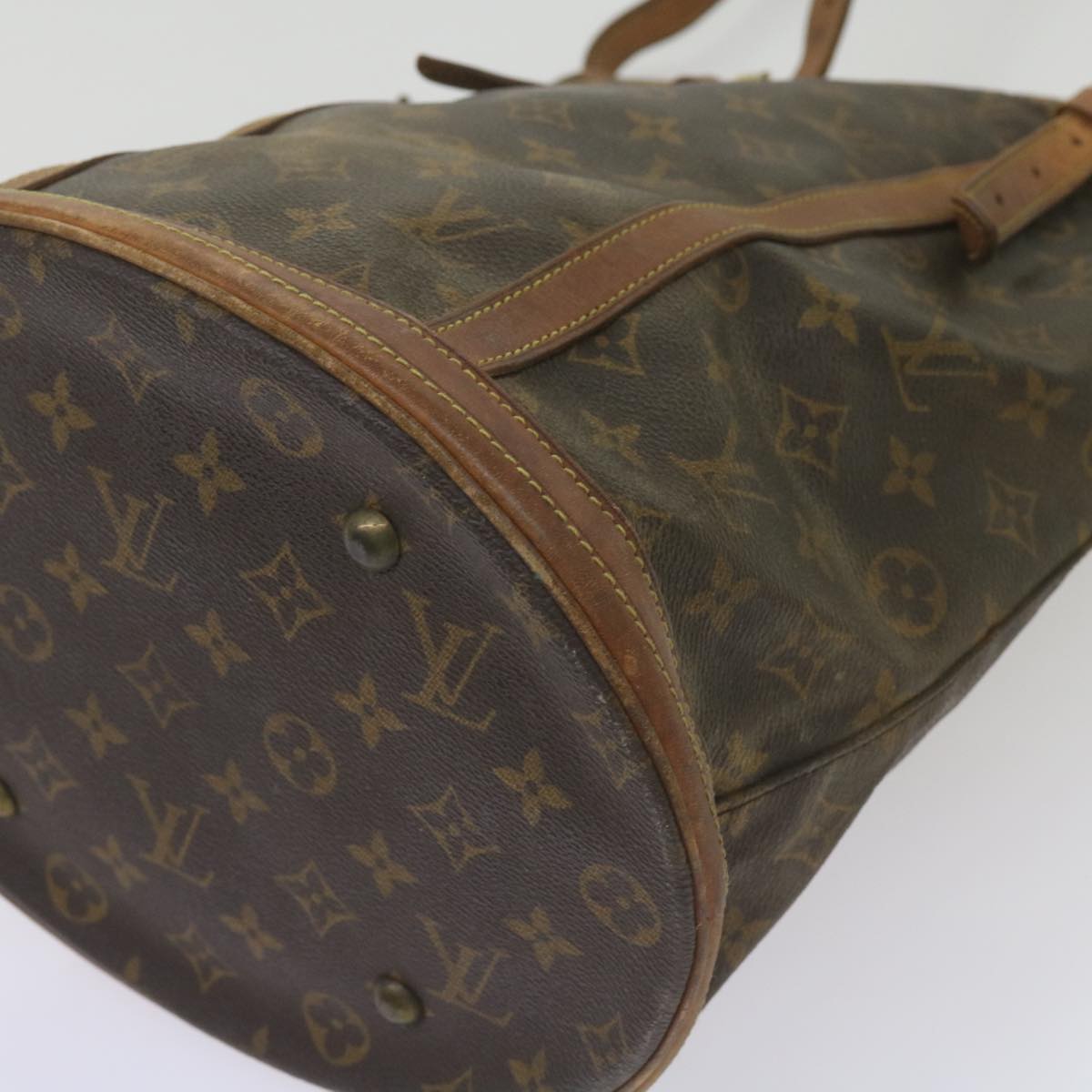 LOUIS VUITTON Monogram Bucket GM Shoulder Bag M42236 LV Auth bs12876