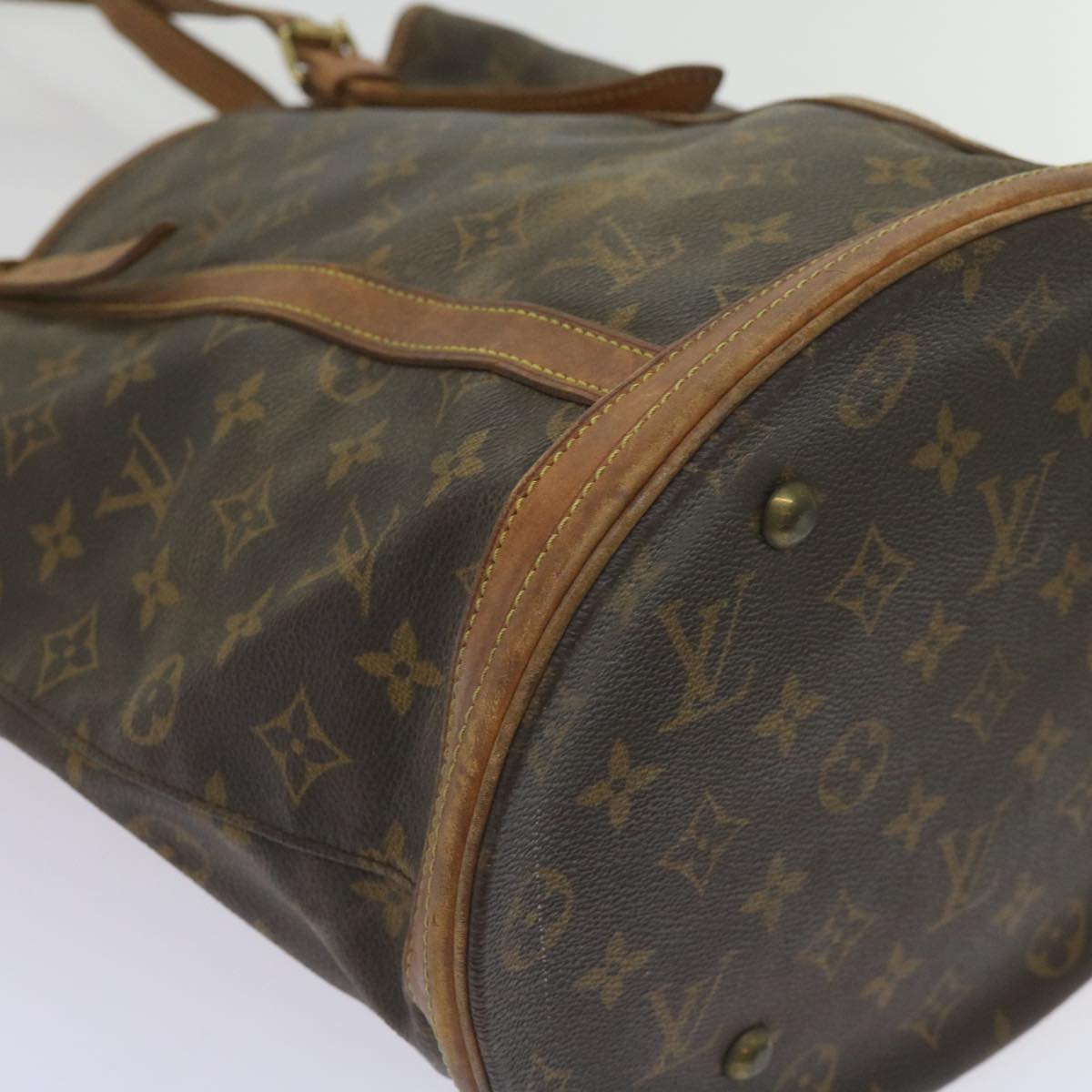 LOUIS VUITTON Monogram Bucket GM Shoulder Bag M42236 LV Auth bs12876