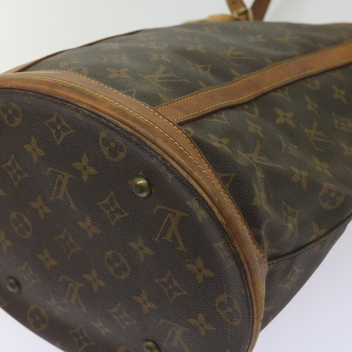 LOUIS VUITTON Monogram Bucket GM Shoulder Bag M42236 LV Auth bs12876