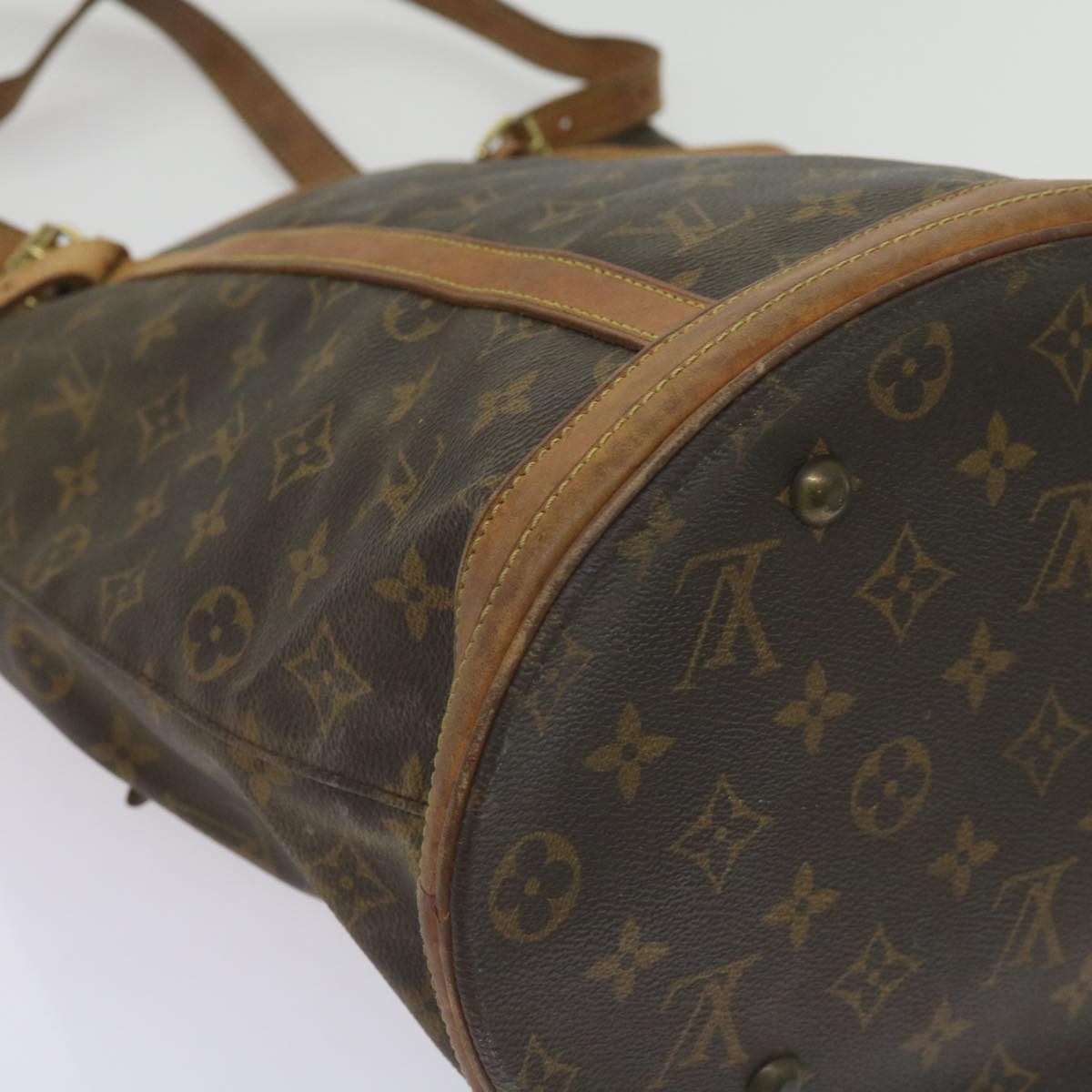 LOUIS VUITTON Monogram Bucket GM Shoulder Bag M42236 LV Auth bs12876