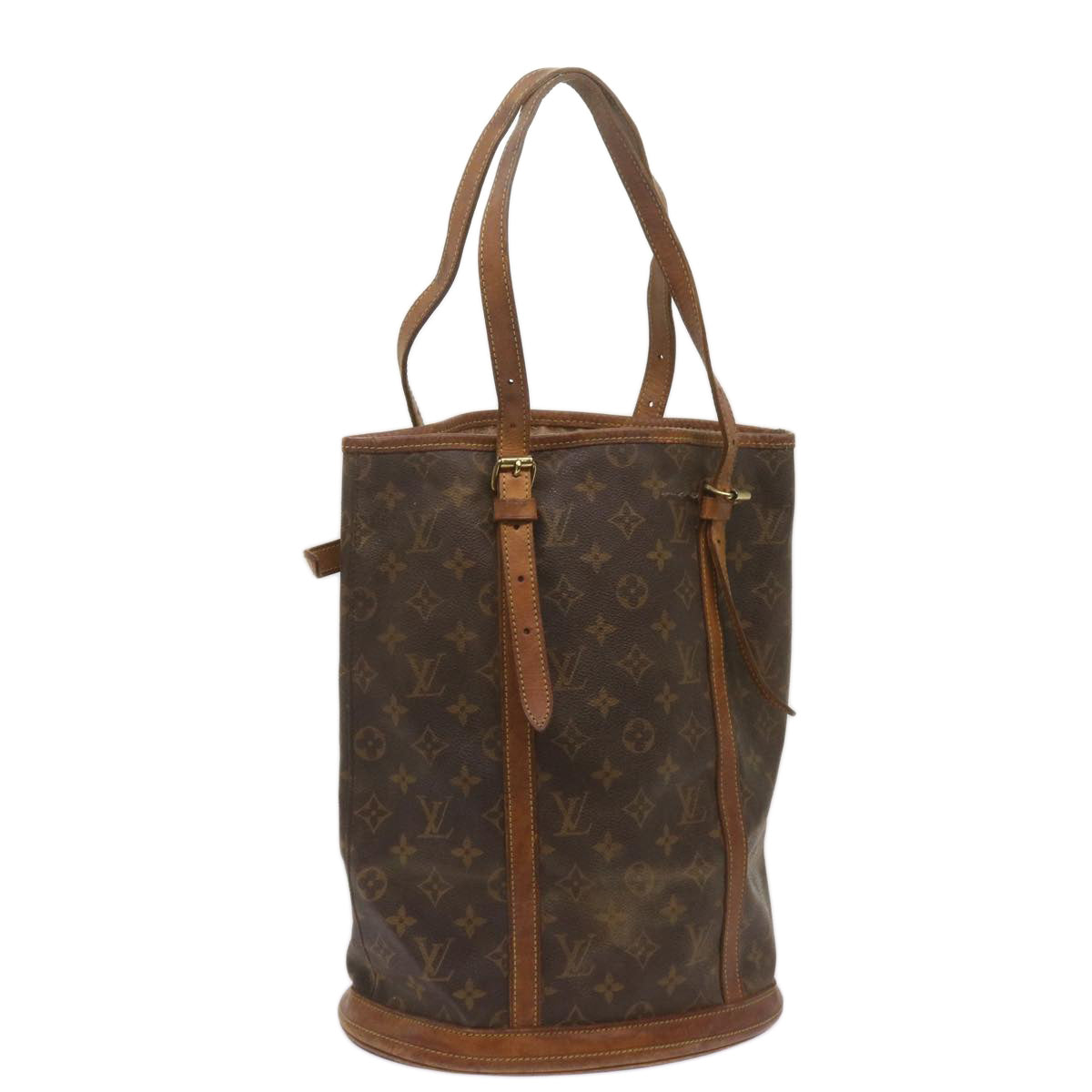 LOUIS VUITTON Monogram Bucket GM Shoulder Bag M42236 LV Auth bs12876