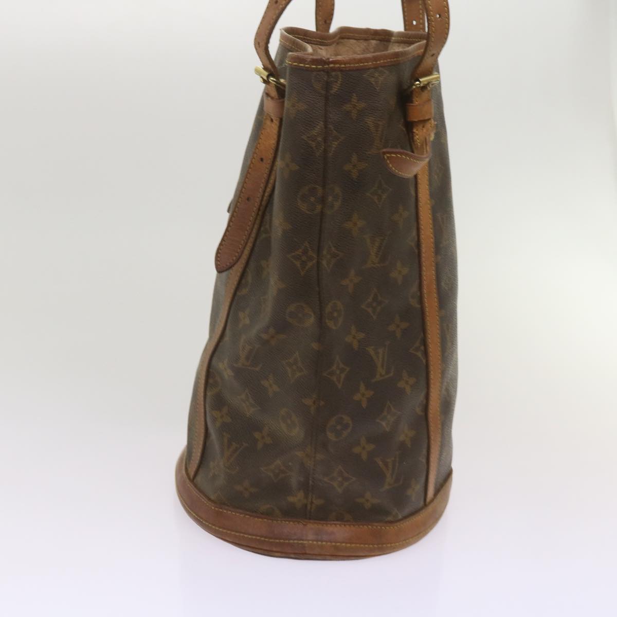 LOUIS VUITTON Monogram Bucket GM Shoulder Bag M42236 LV Auth bs12876