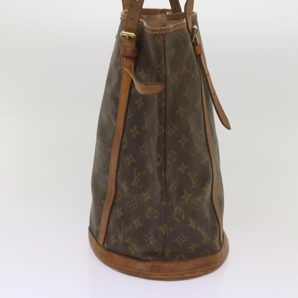 LOUIS VUITTON Monogram Bucket GM Shoulder Bag M42236 LV Auth bs12876