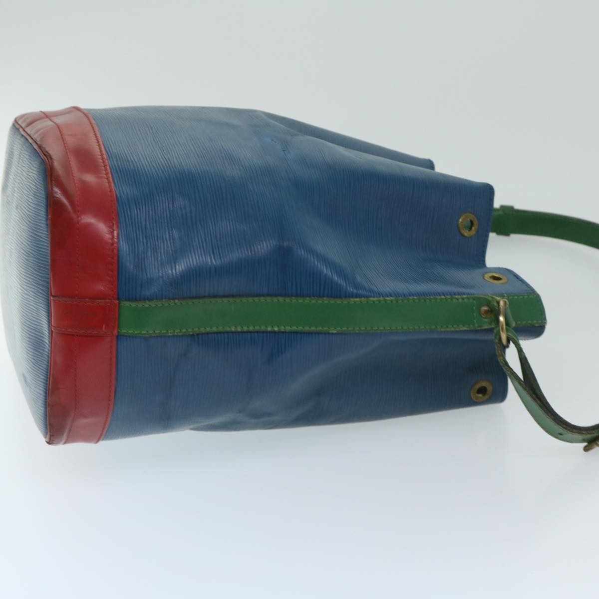 LOUIS VUITTON Epi Tricolor Noe Shoulder Bag Blue Red Green M44082 Auth bs12877