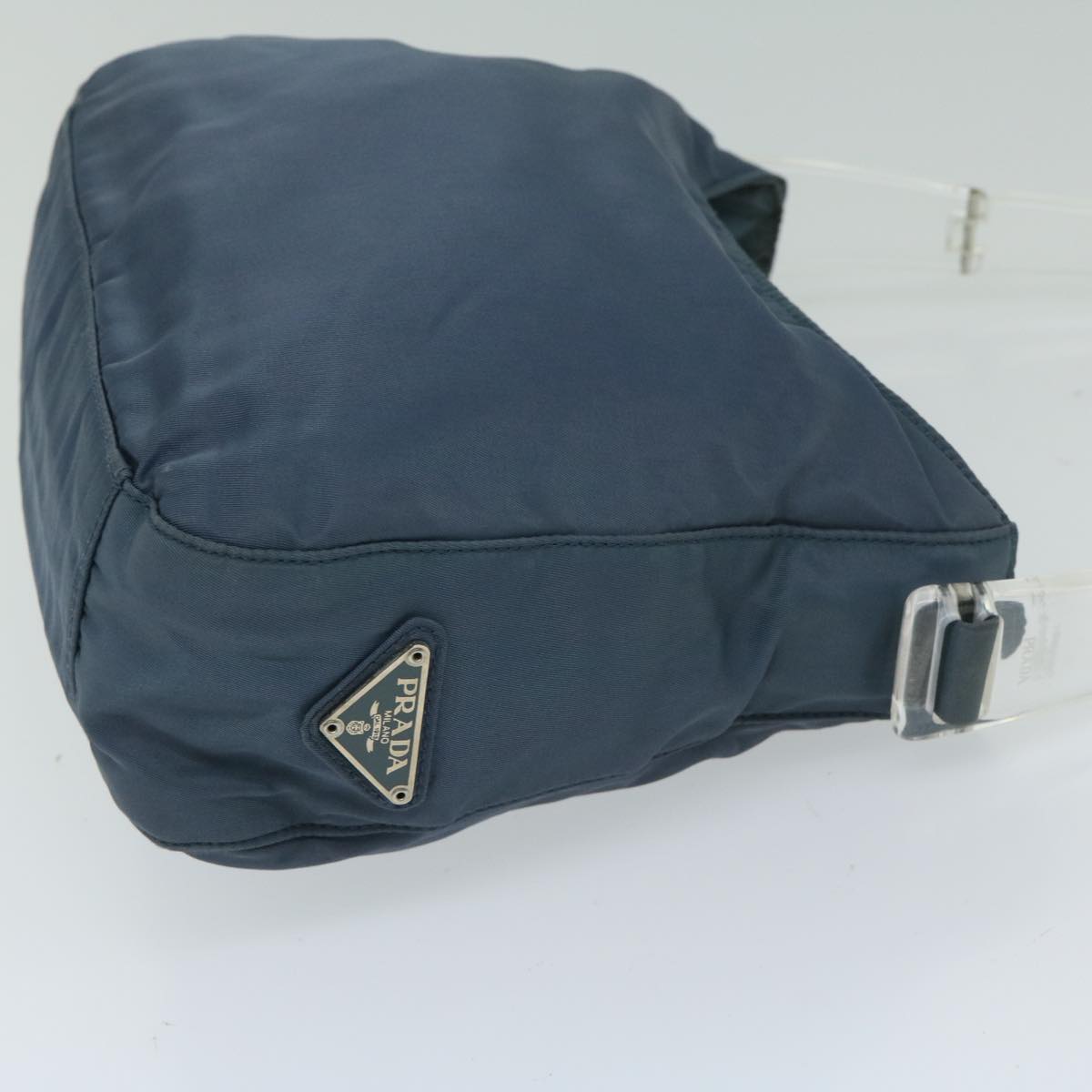 PRADA Shoulder Bag Nylon Blue Auth bs12900