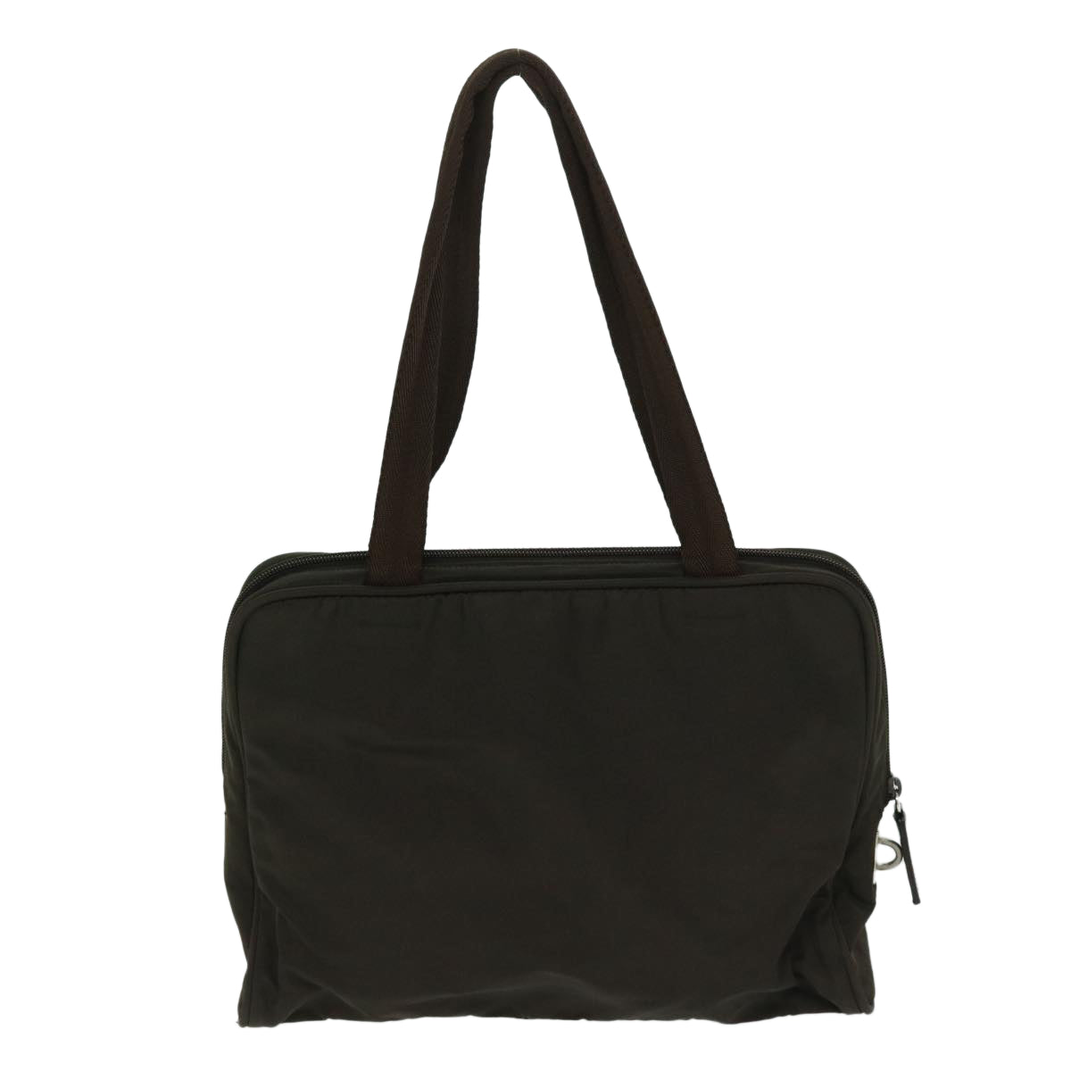 PRADA Shoulder Bag Nylon Khaki Auth bs12906 - 0