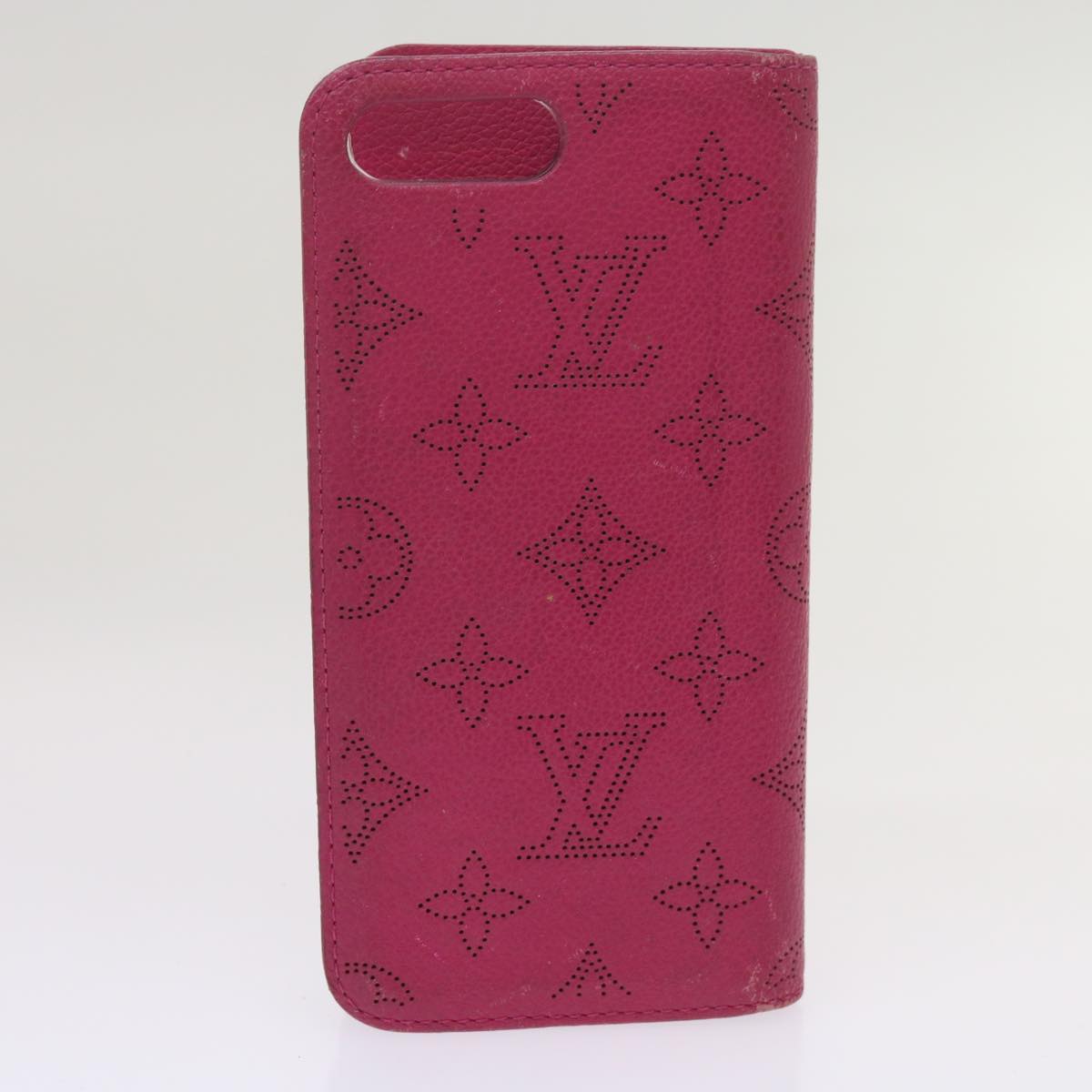 LOUIS VUITTON Monogram Coin Purse iPhone Case 10set Pink Khaki LV Auth bs12937